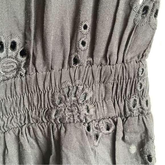 Aqua Swim Eyelet Tiered Peasant Cover Up Dress M NWT - Picture 5 of 13